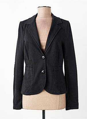 Veste casual col chemisier noir LACOMY femme