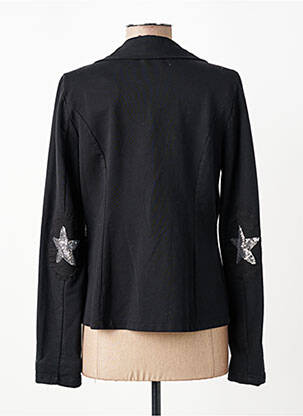 Veste casual col chemisier noir LACOMY femme