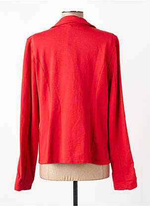 Veste casual coupe cintrée rouge LACOMY femme