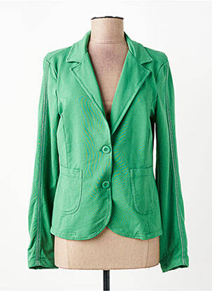 Veste casual coupe cintrée vert LACOMY femme