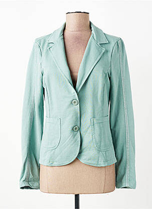 Veste casual coupe cintrée bleu LACOMY femme