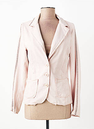 Veste casual coupe cintrée rose LACOMY femme