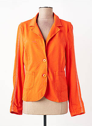 Veste casual coupe cintrée orange LACOMY femme