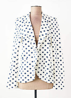 Veste casual coupe cintrée blanc LACOMY femme