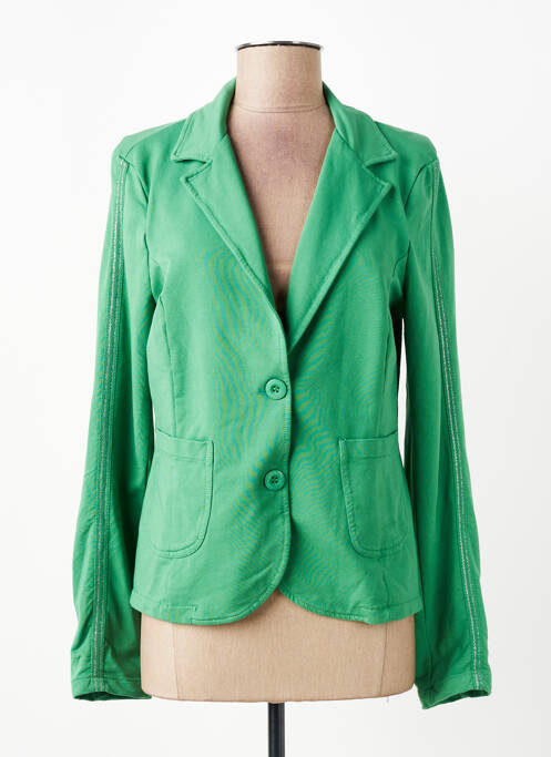Veste casual coupe cintrée vert LACOMY femme