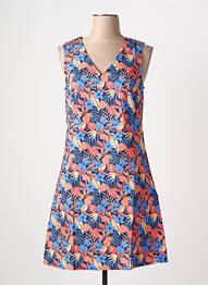 Robe courte sans manche sans manche bleu COTON DU MONDE femme