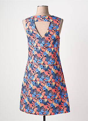 Robe courte sans manche sans manche bleu COTON DU MONDE femme