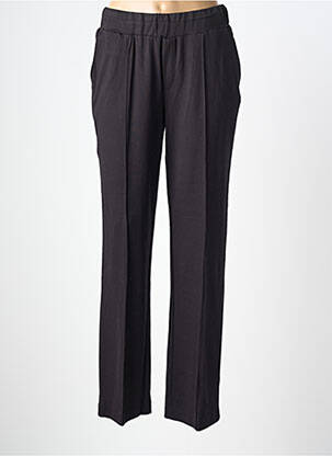 Pantalon droit stretch taille normale noir SUZA femme