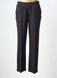 Pantalon droit stretch taille normale noir SUZA femme