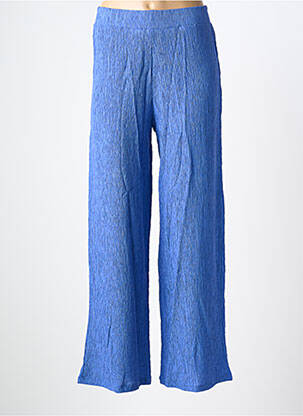 Pantalon large tissage crêpe taille normale bleu clair GARCIA femme