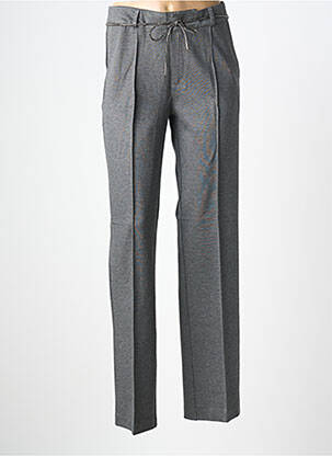Pantalon droit stretch taille normale gris SUZA femme