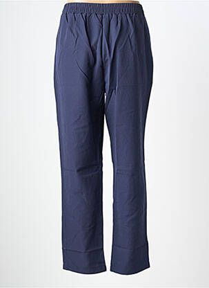 Pantalon droit stretch taille normale bleu CHRISTY femme