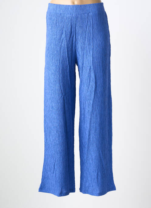 Pantalon large tissage crêpe taille normale bleu clair GARCIA femme