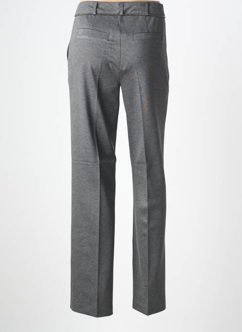Pantalon droit stretch taille normale gris SUZA femme