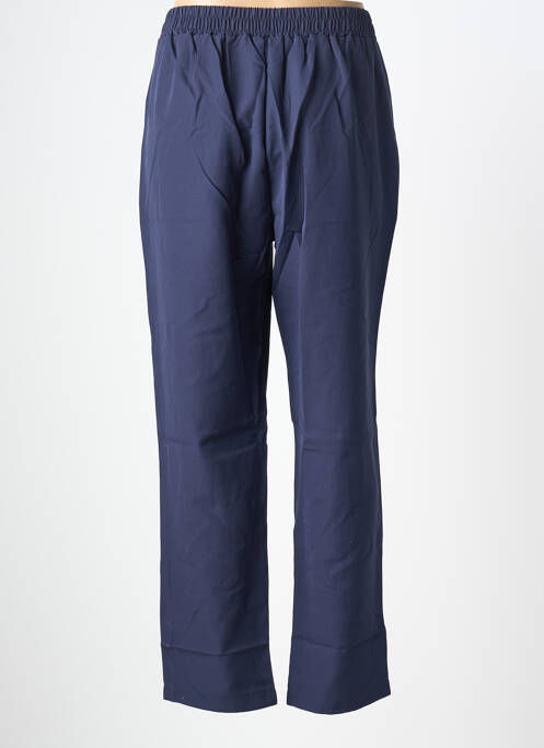 Pantalon droit stretch taille normale bleu CHRISTY femme