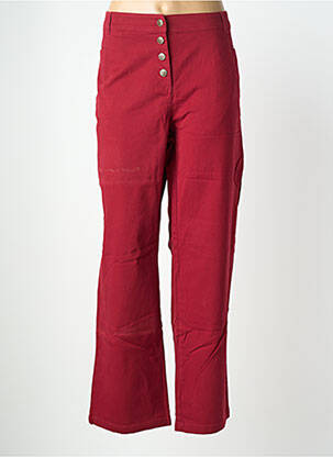 Pantalon flare coupe évasée rouge LA FIANCÉE femme
