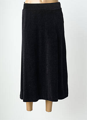 Jupe longue coupe droite noir MORE & MORE femme