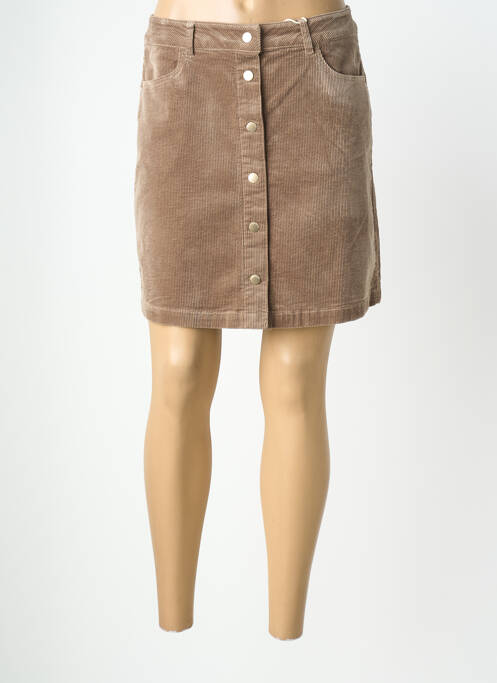 Jupe courte poches marron GARCIA femme