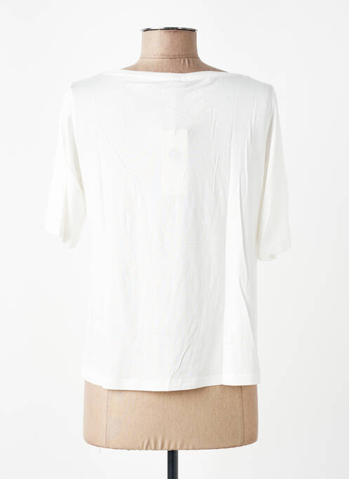 T-shirt coupe droite manches courtes blanc MORE & MORE femme