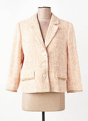 Blazer coupe cintrée orange MORE & MORE femme