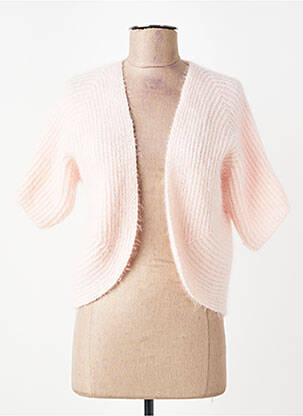 Gilet sans manche coupe cintrée rose VICTORIA femme