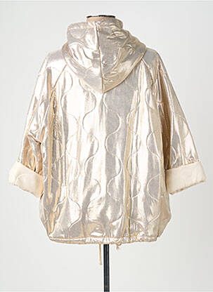 Blouson col v or MINA ROSA femme