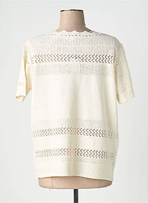 Top manches courtes manches courtes beige MORE & MORE femme