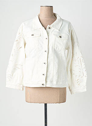 Veste casual coupe droite blanc ZAC & ZOE femme