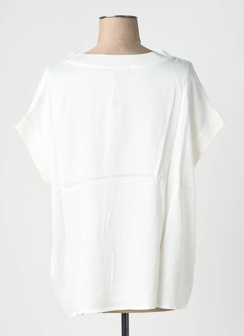 Top manches courtes manches courtes blanc MORE & MORE femme