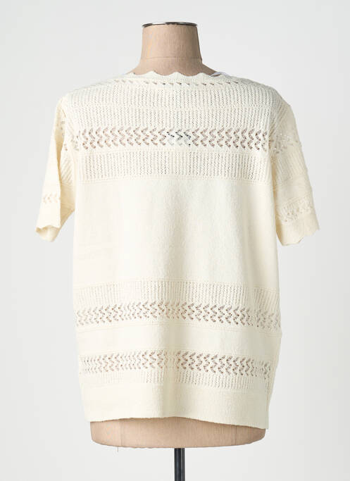 Top manches courtes manches courtes beige MORE & MORE femme