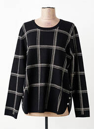 Pull stretch manches longues noir BRANDTEX homme