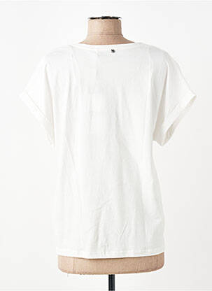 T-shirt coupe droite manches courtes beige SUNCOO femme