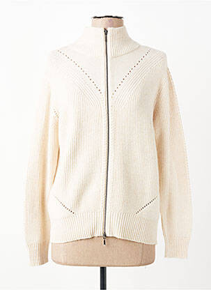 Gilet manches longues resserrée sur le bas beige GERRY WEBER femme