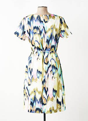 Robe mi-longue imprimé fantaisie manches courtes vert GERRY WEBER femme