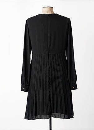 Robe mi-longue manches longues manches longues noir LUI JO femme