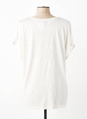 T-shirt stretch manches courtes beige GERRY WEBER femme