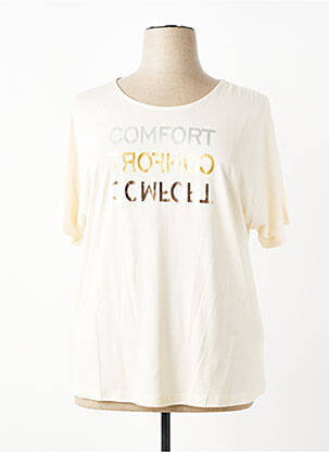 T-shirt sérigraphie manches courtes beige GERRY WEBER femme
