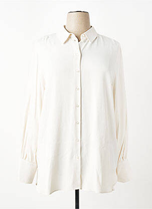 Chemisier tissage crêpe manches longues beige GERRY WEBER femme