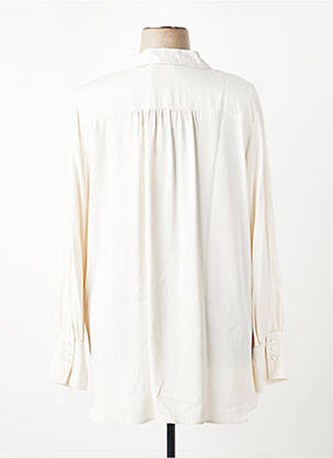 Chemisier tissage crêpe manches longues beige GERRY WEBER femme