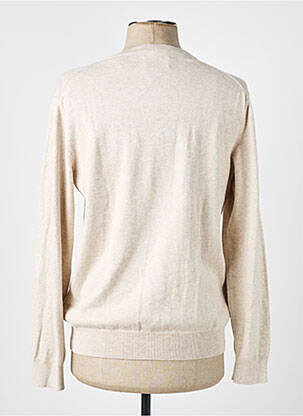 Pull col v manches longues beige GANT homme