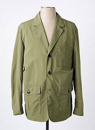 Veste casual fermeture boutonnée sur le devant vert SELECTED homme