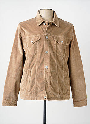 Veste casual fermeture boutonnée sur le devant marron SELECTED homme