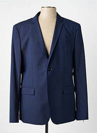 Blazer coupe cintrée bleu CALVIN KLEIN homme