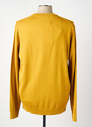 Pull col rond manches longues jaune SELECTED homme
