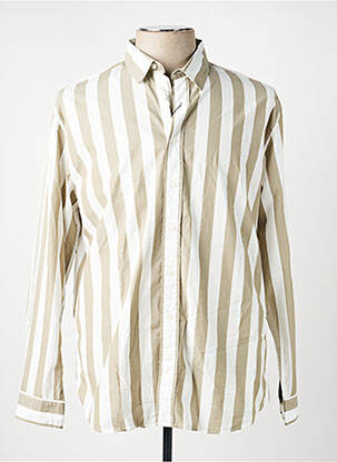 Chemise manches longues coupe cintrée vert SELECTED homme