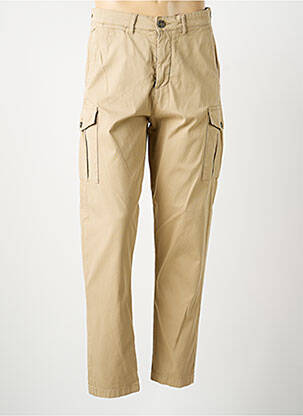 Pantalon chino stretch taille normale beige SELECTED homme