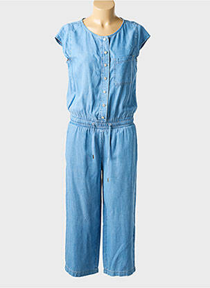 Combi-pantalon fermeture boutonnée sur le devant manches courtes bleu STREET ONE femme