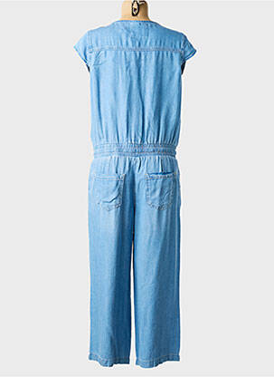 Combi-pantalon fermeture boutonnée sur le devant manches courtes bleu STREET ONE femme