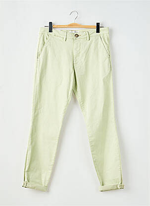 Pantalon chino stretch taille normale vert SELECTED homme