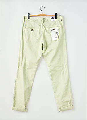 Pantalon chino stretch taille normale vert SELECTED homme